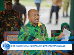 DKT. MWINYI ARIDHISHWA NA MAENDELEO YA BIASHARA, ATOA AHADI KUBWA KWA WAFANYABIASHARA