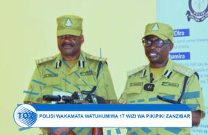 POLISI WAKAMATA WATUHUMIWA 17 WA WIZI WA PIKIPIKI ZANZIBAR