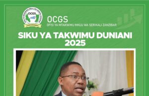 ”TAKWIMU BORA NI NGUZO YA MAENDELEO” SERIKALI