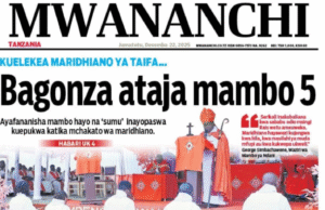 HAYA HAPA MAGAZETI YA LEO DISEMBA 22, 2025.