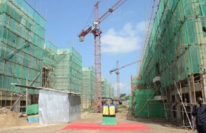 UWEKAJI JIWE LA MSINGI NYUMBA ZA BEI NAFUU CHUMBUNI