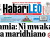 HAYA HAPA MAGAZETI YA LEO JANUARI 01,2026