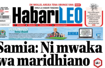 HAYA HAPA MAGAZETI YA LEO JANUARI 01,2026