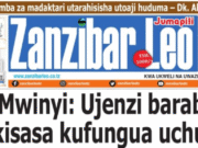 HAYA HAPA MAGAZETI YA LEO, JANUARI, 8, 2026.